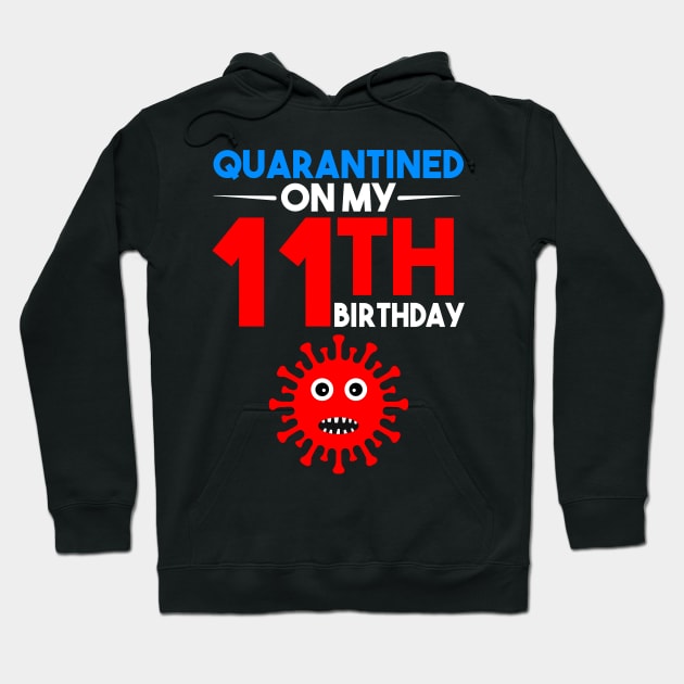 Quarantine On My 11th Birthday Hoodie by llama_chill_art